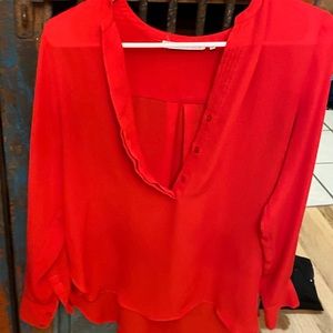 Red button up top